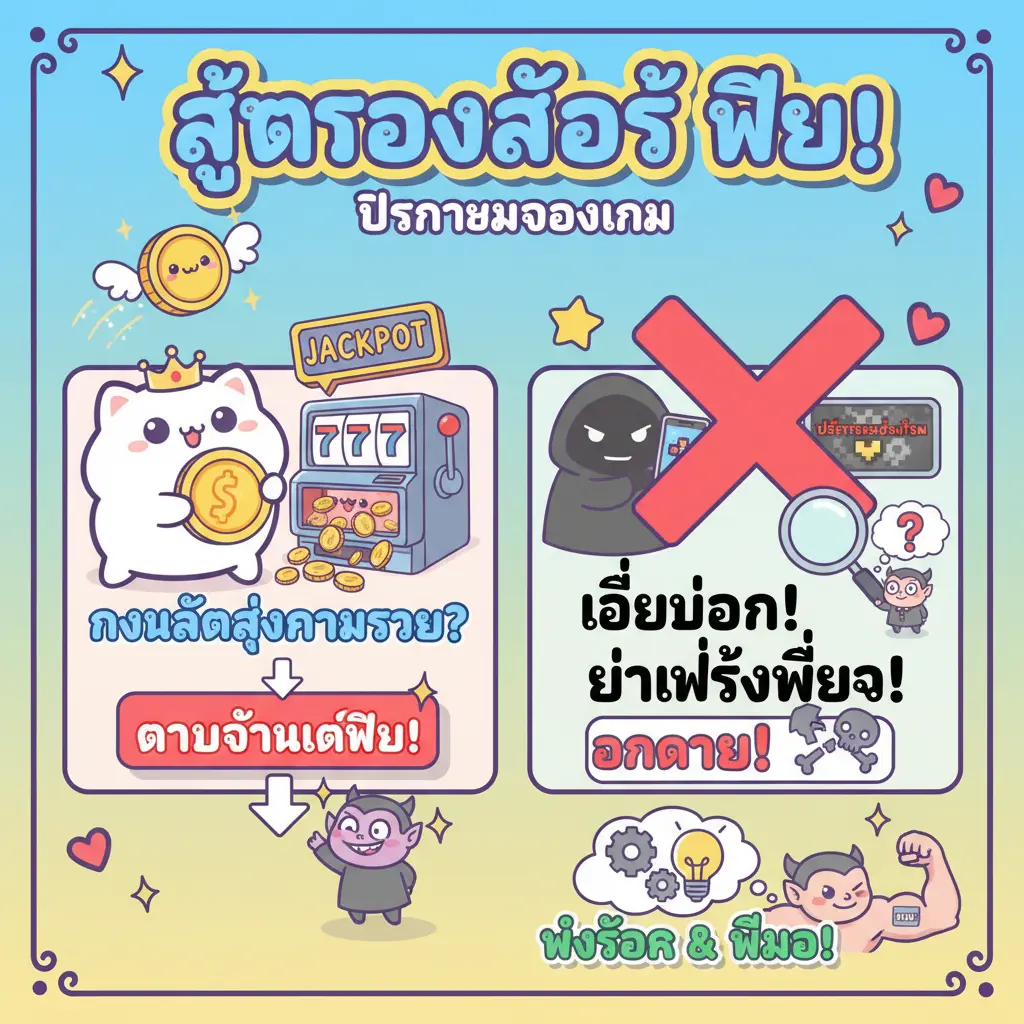 สูตรโกงสล็อต ฟรี - โปรแกรมโกงเกม