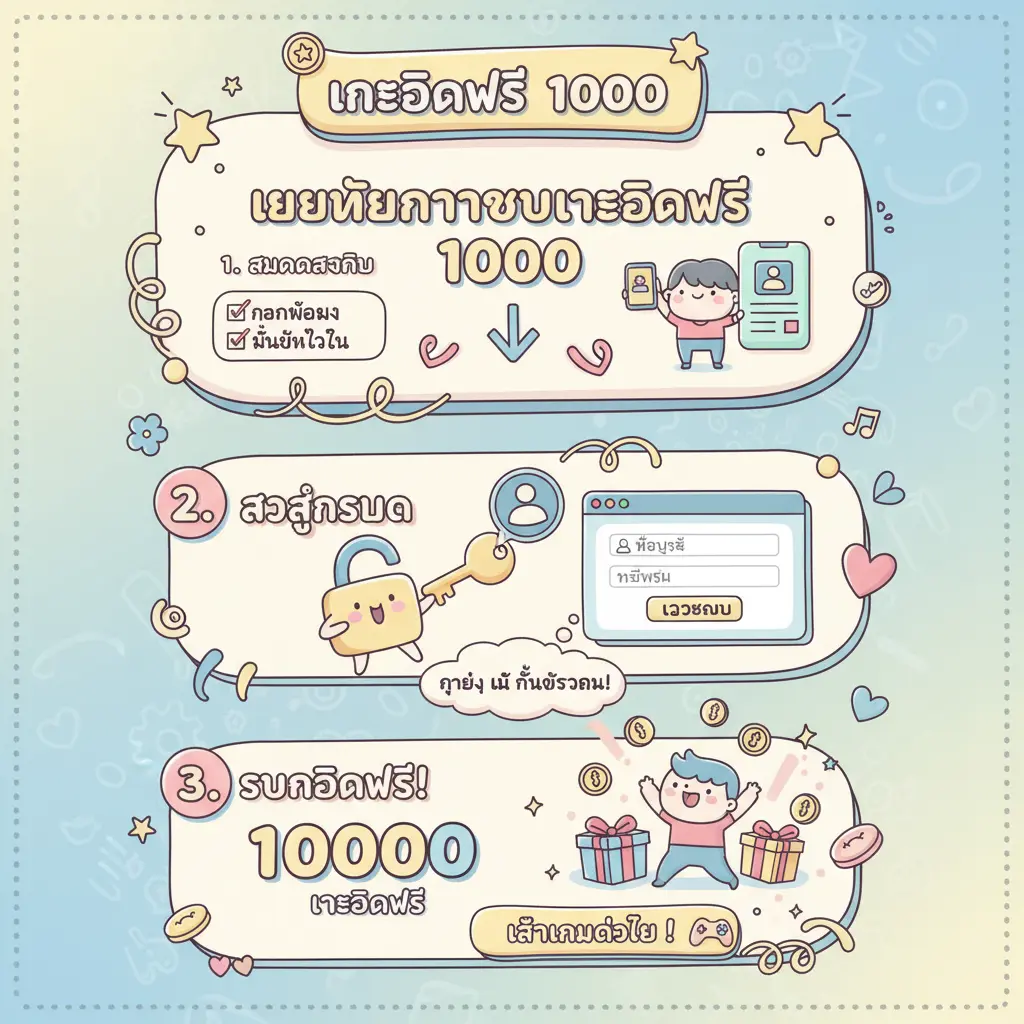 เครดิตฟรี 1000 - การเข้าสู่ระบบ