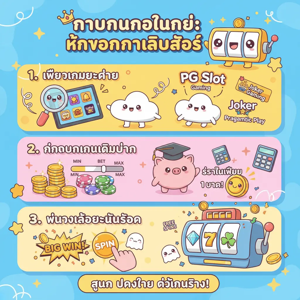 ขั้น ตอน การเล่นสล็อต - การพนันออนไลน์
