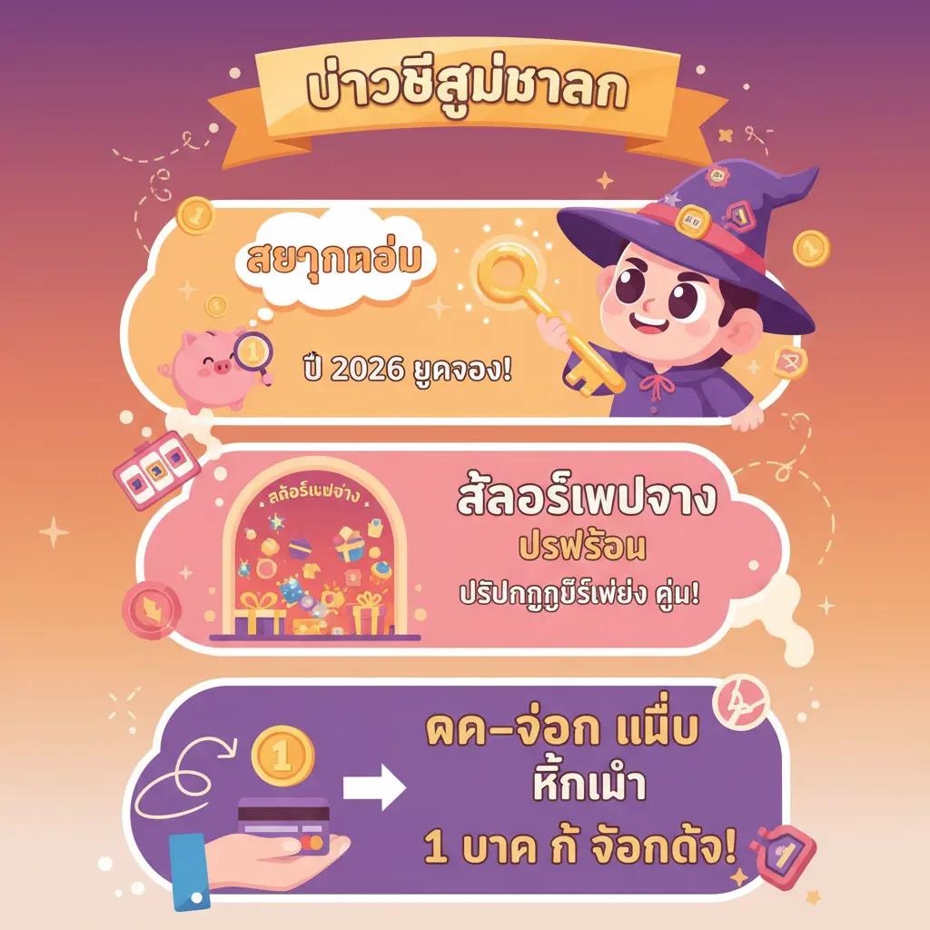 เว็บตรง สล็อต ฝากถอน ไม่มี ขั้นต่ำ 1 บาท ก็ ถอนได้ - บัญชีผู้ใช้งาน