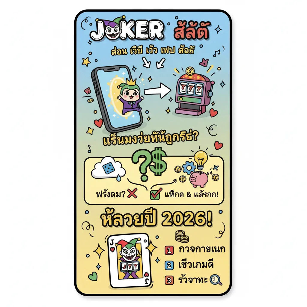 สอน วิธี เข้า เว็บ สล็อต - Joker